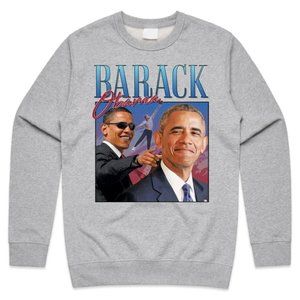 Barack Obama Homage Jumper Sweater Sweatshirt Funny US President Icon 2020